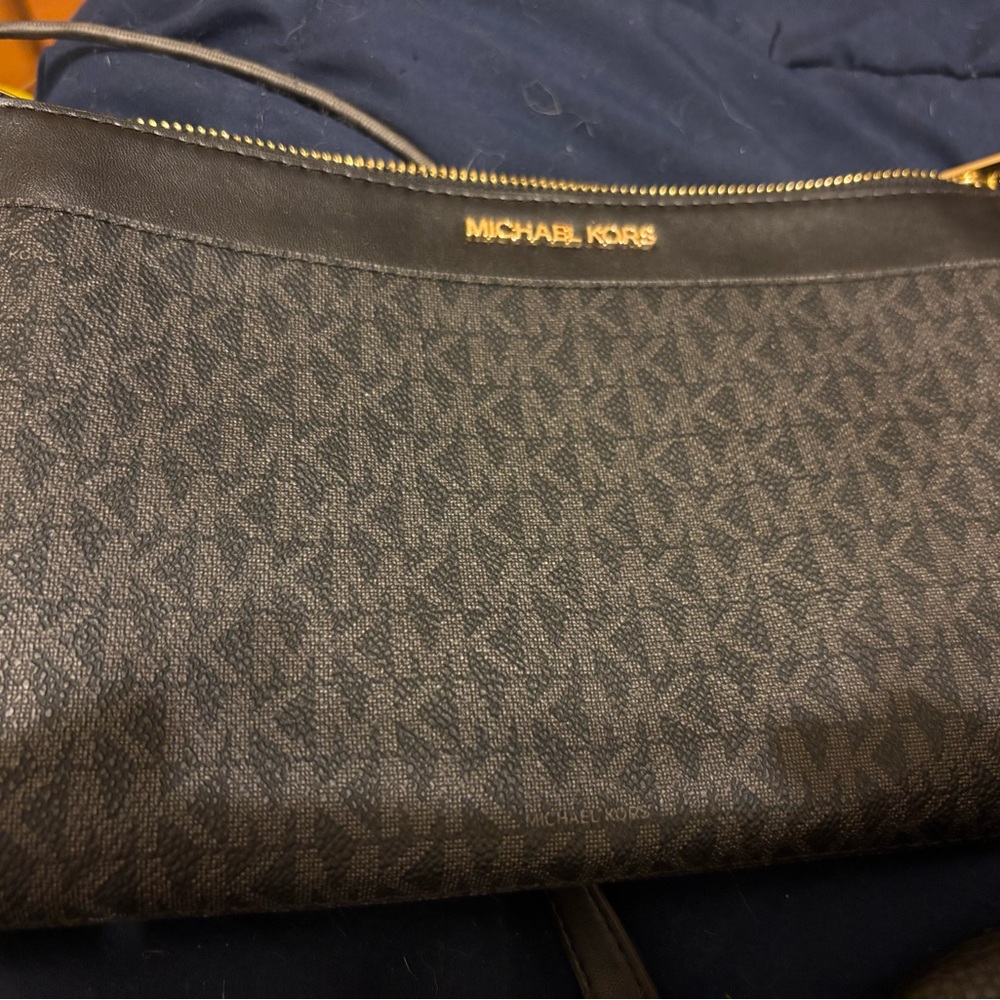 Michael Kors Black and Brown Men's Bag